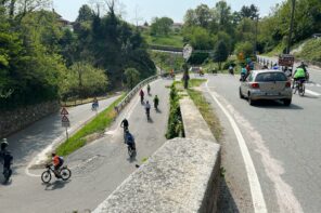 Anime in bici verso Oleggio …